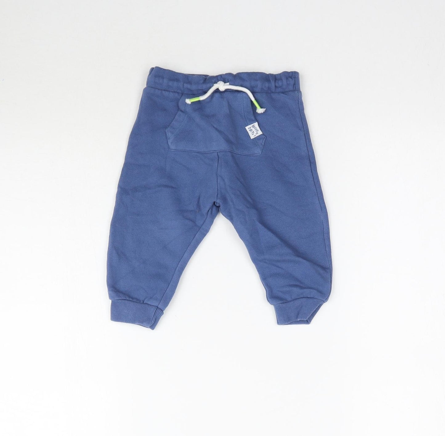 Fred & Flo Baby Blue   Jogger Trousers Size 6-9 Months