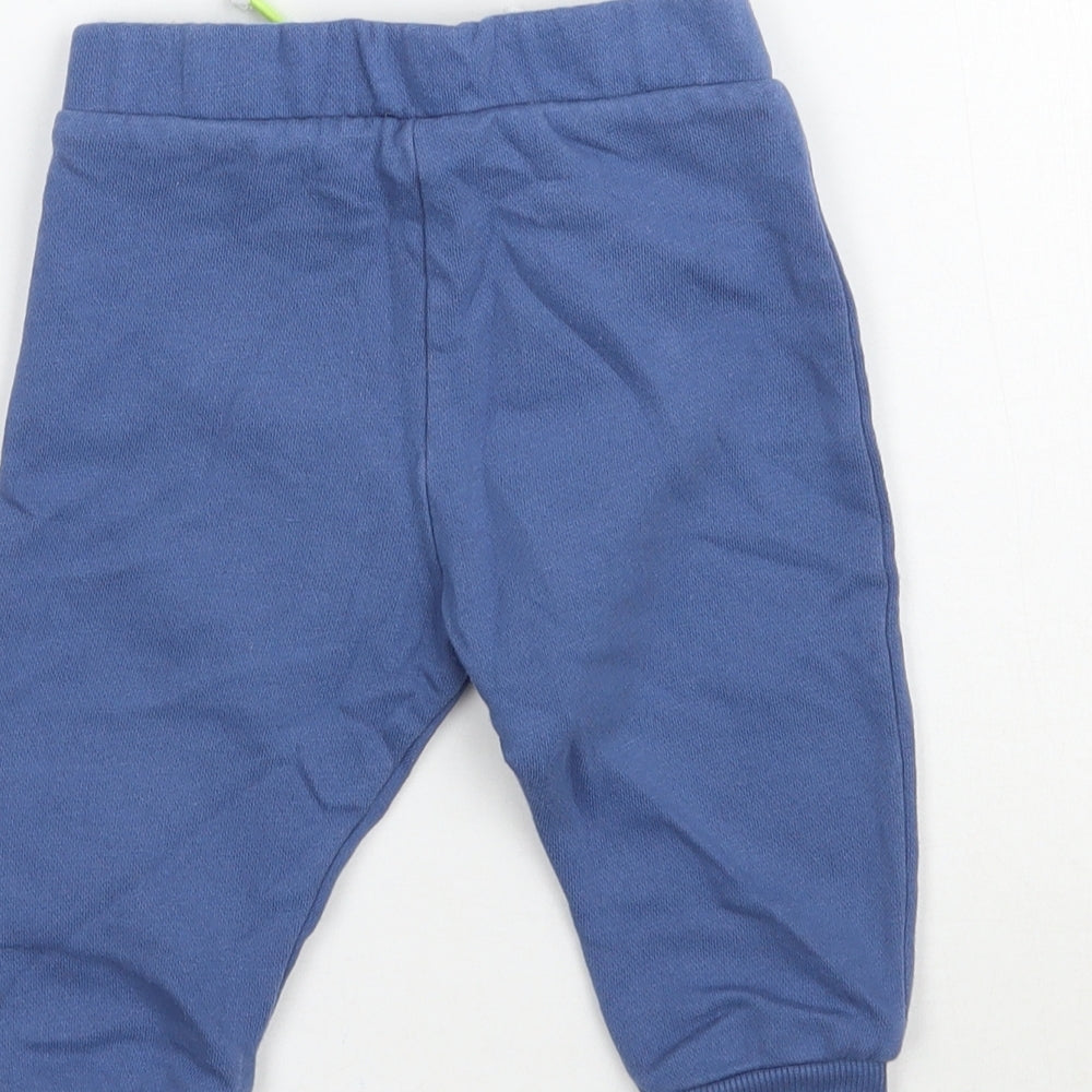 Fred & Flo Baby Blue   Jogger Trousers Size 6-9 Months