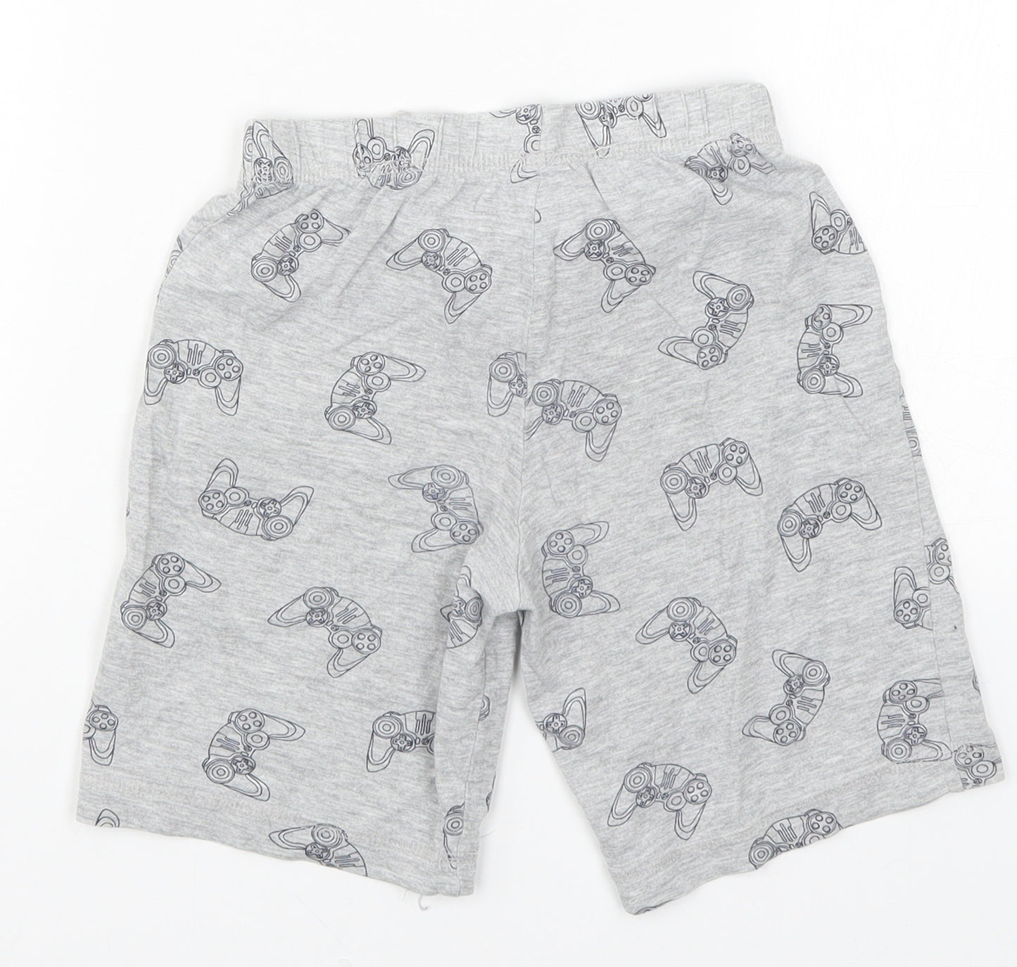 George Boys Grey   Sweat Shorts Size 6-7 Years - Gaming Controllers Pyjamas