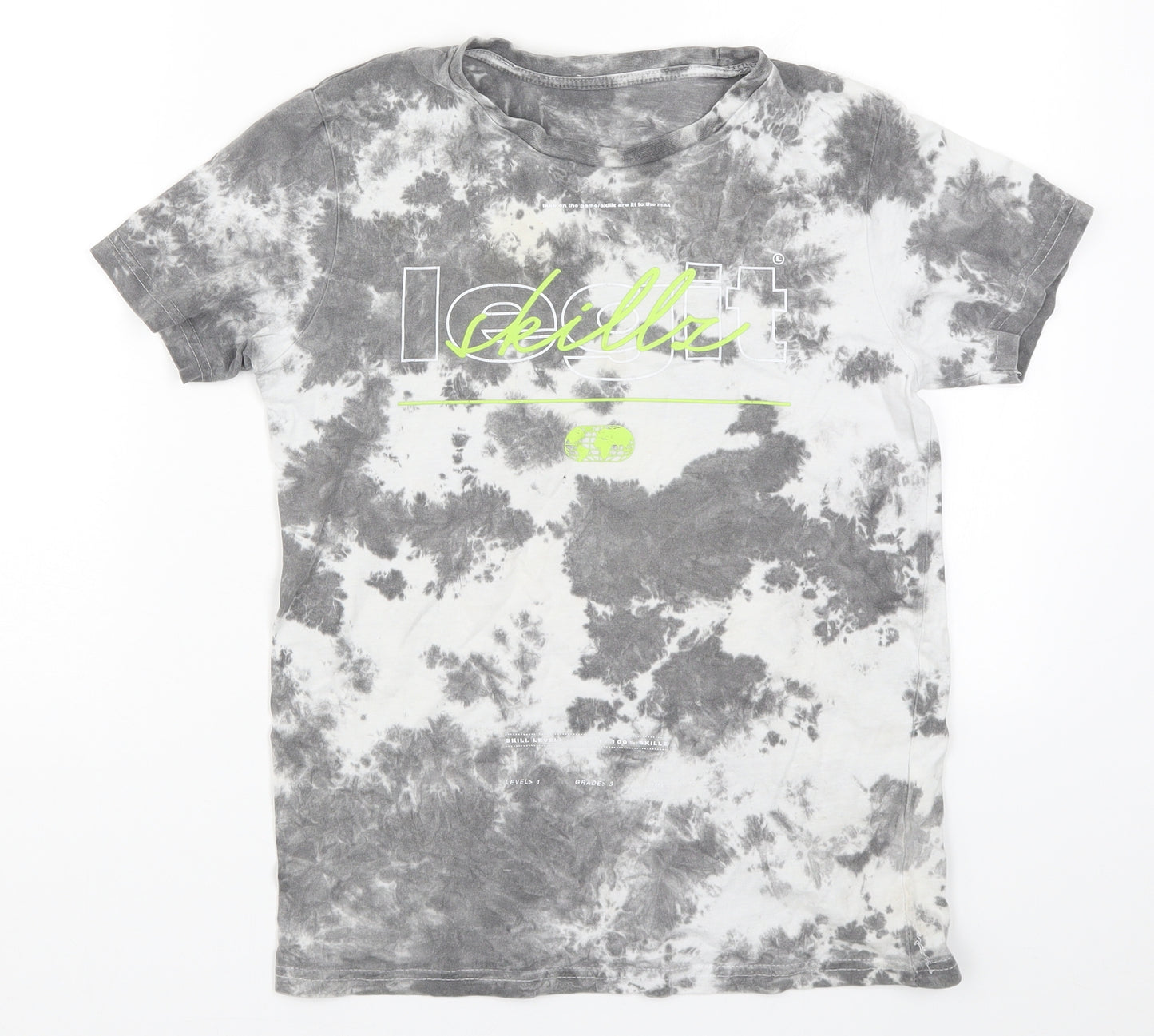 Preworn Boys Grey   Basic T-Shirt Size 11-12 Years  - Legit