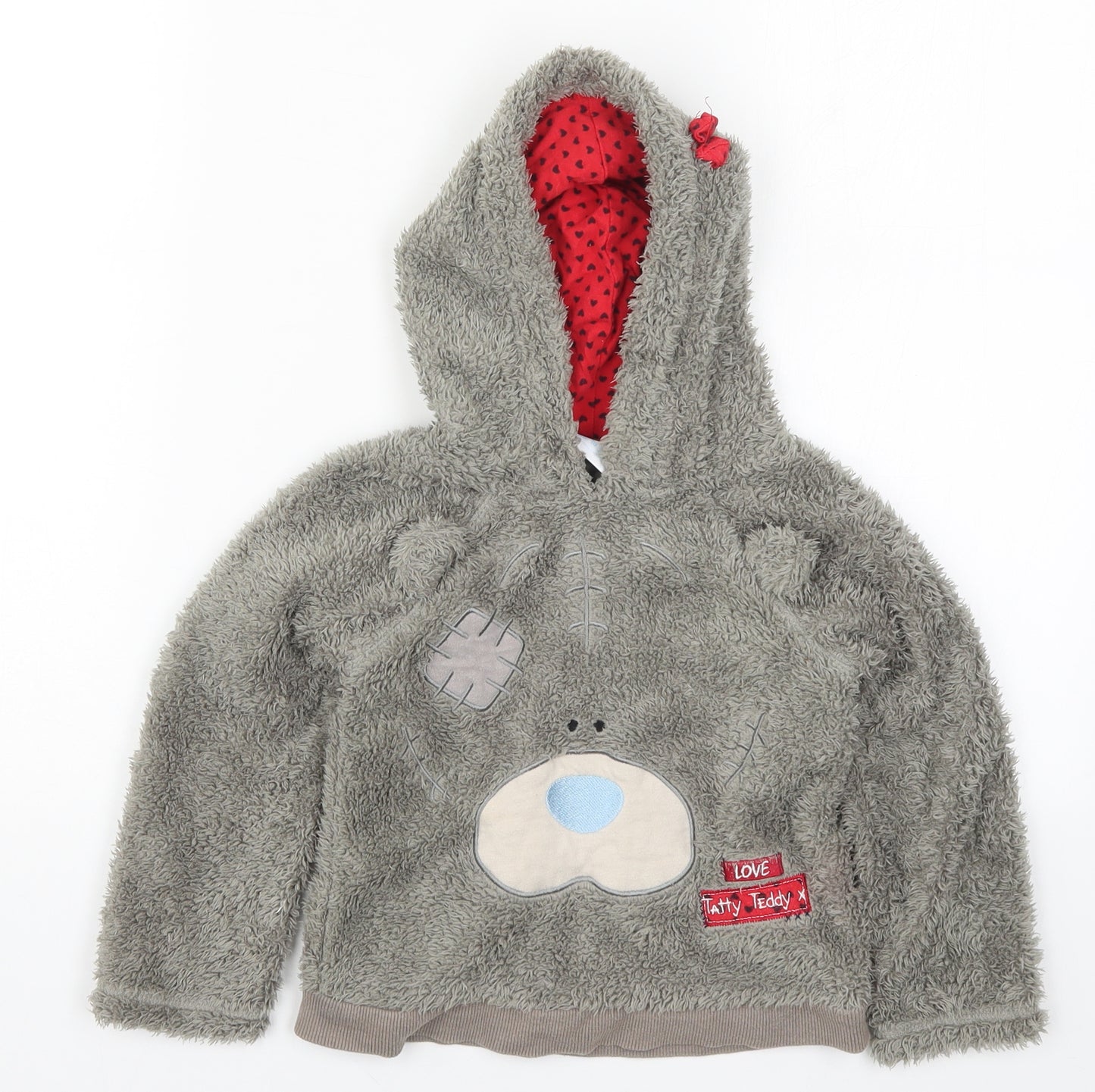 George Girls Grey   Pullover Hoodie Size 3-4 Years  - Me to You