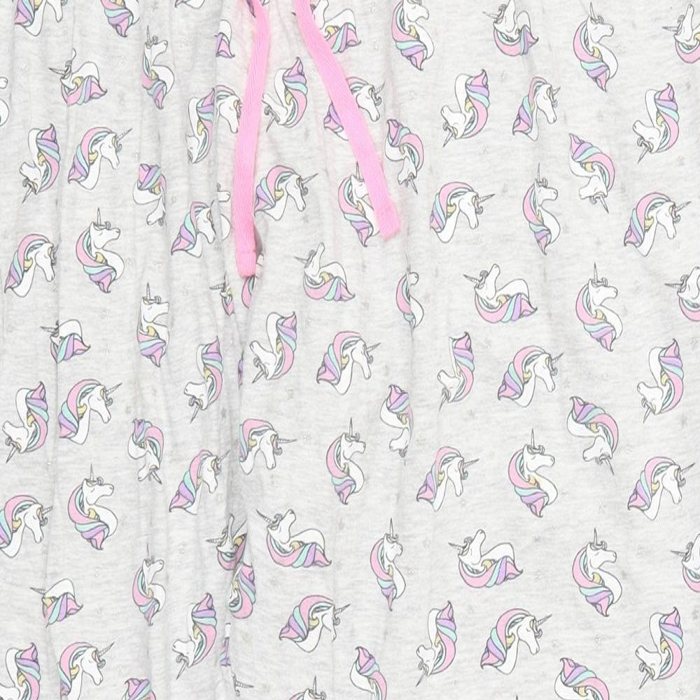 Primark Womens Grey   Trousers  Size 18 L27 in - Unicorn Pyjamas
