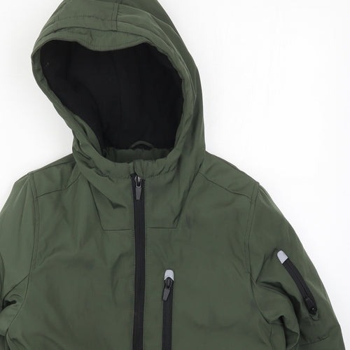 George Boys Green   Basic Coat Coat Size 7-8 Years