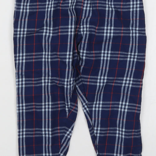 Marks and Spencer Boys Blue Check  Sweatpants Trousers Size 3-4 Years - Thomas & Friends Pyjamas