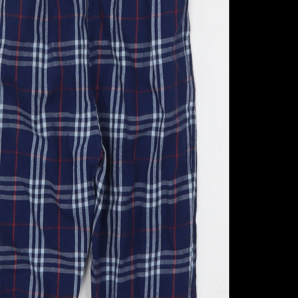 Marks and Spencer Boys Blue Check  Sweatpants Trousers Size 3-4 Years - Thomas & Friends Pyjamas