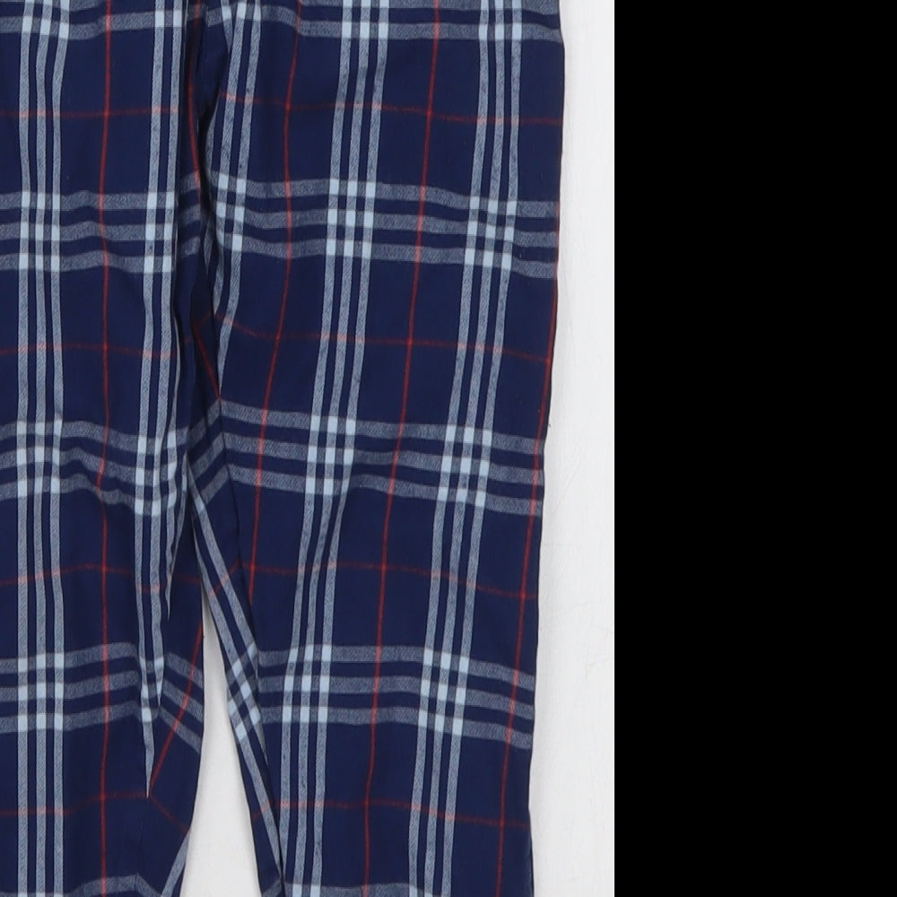 Marks and Spencer Boys Blue Check  Sweatpants Trousers Size 3-4 Years - Thomas & Friends Pyjamas