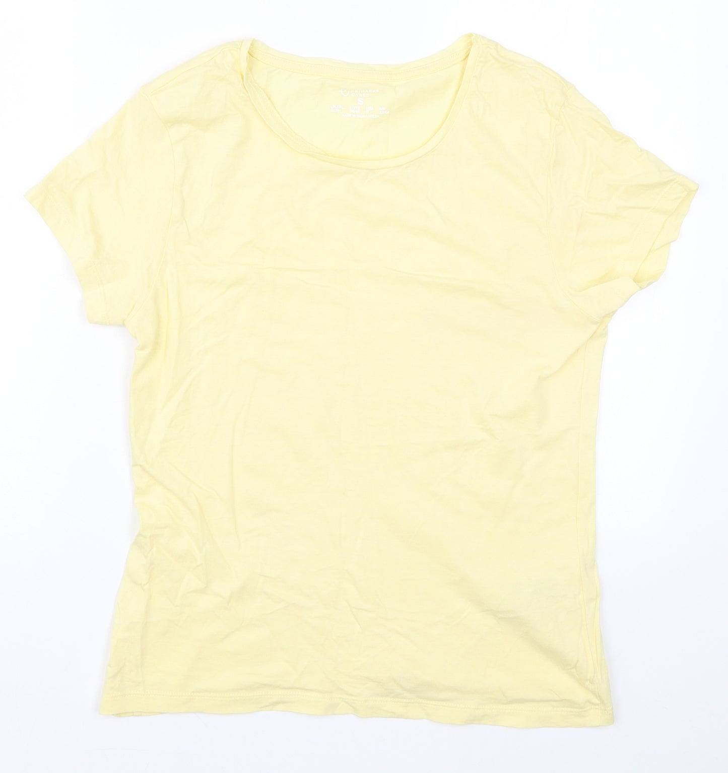Primark Womens Yellow   Basic T-Shirt Size 10