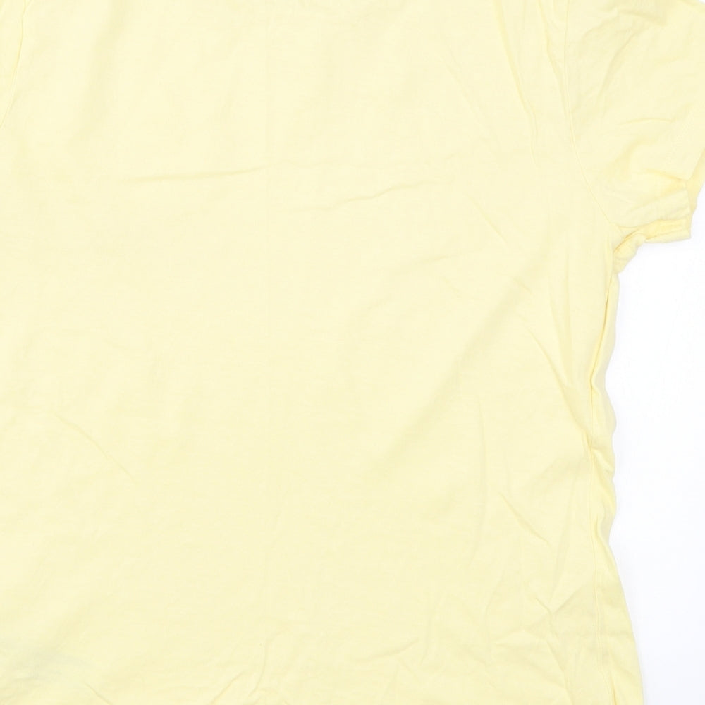 Primark Womens Yellow   Basic T-Shirt Size 10