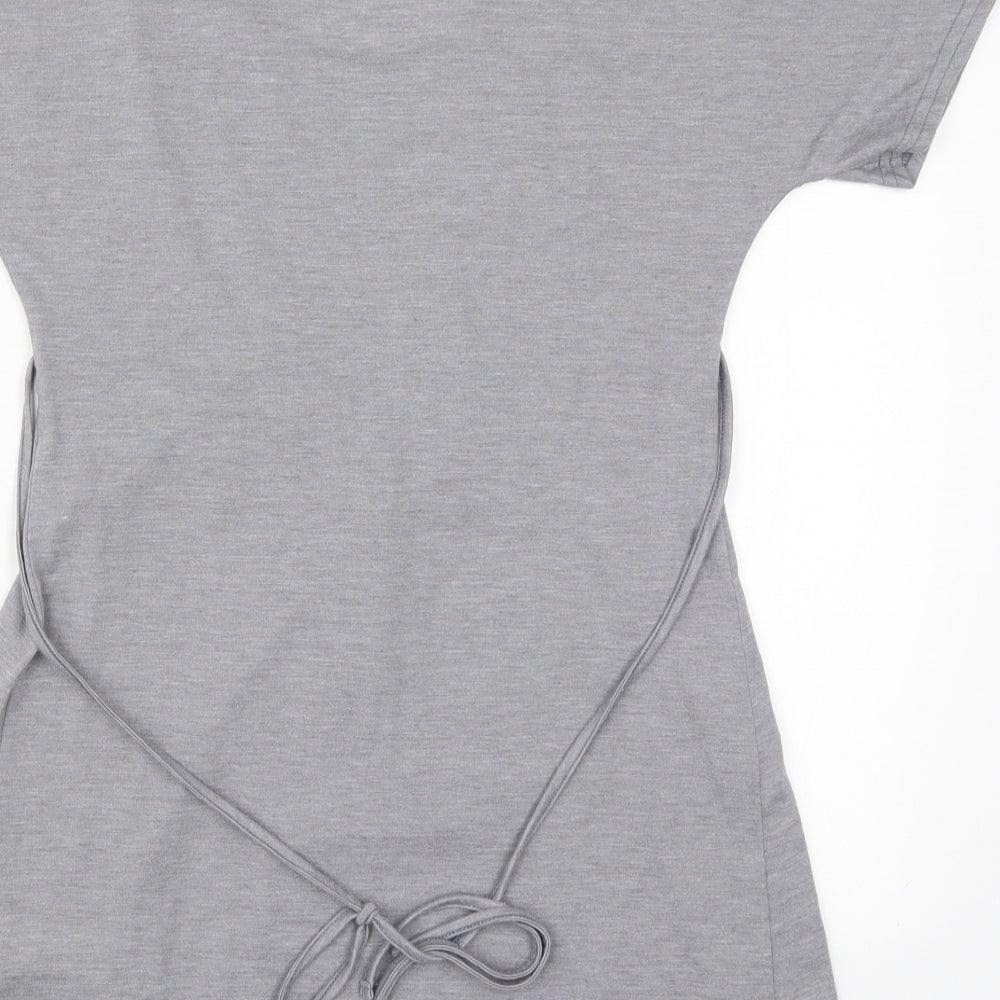 M2B Womens Grey   Basic T-Shirt Size 8