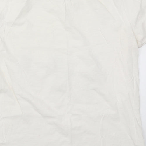 NEXT Womens White Solid  Top Pyjama Top Size 16  - Penguins