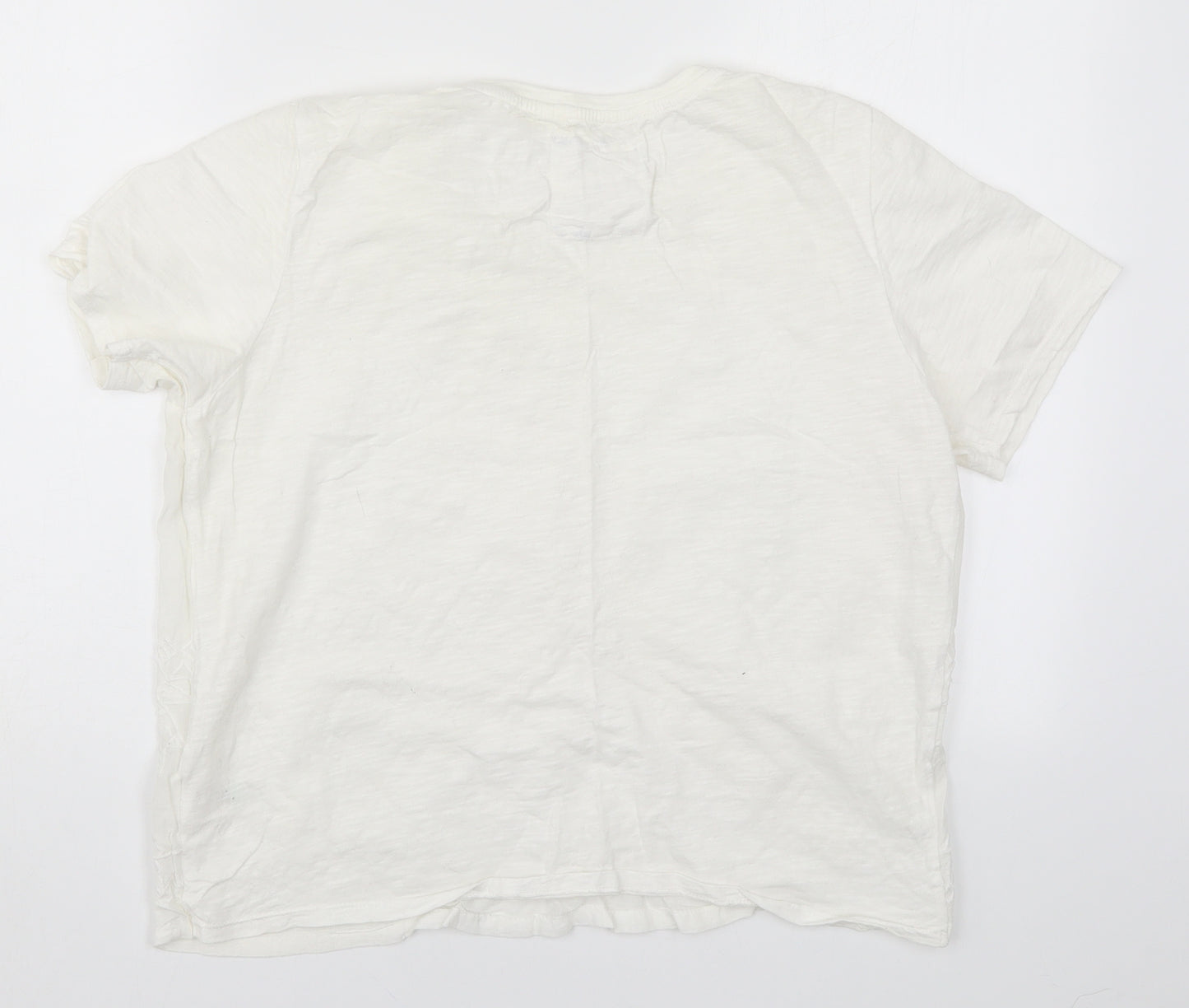 Matalan Womens White   Basic T-Shirt Size 14