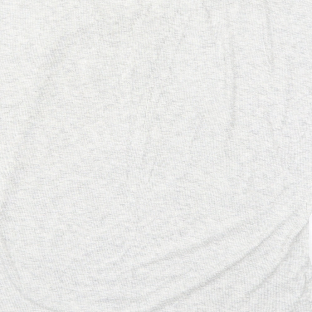 F&F Womens Grey Solid  Top Pyjama Top Size 12