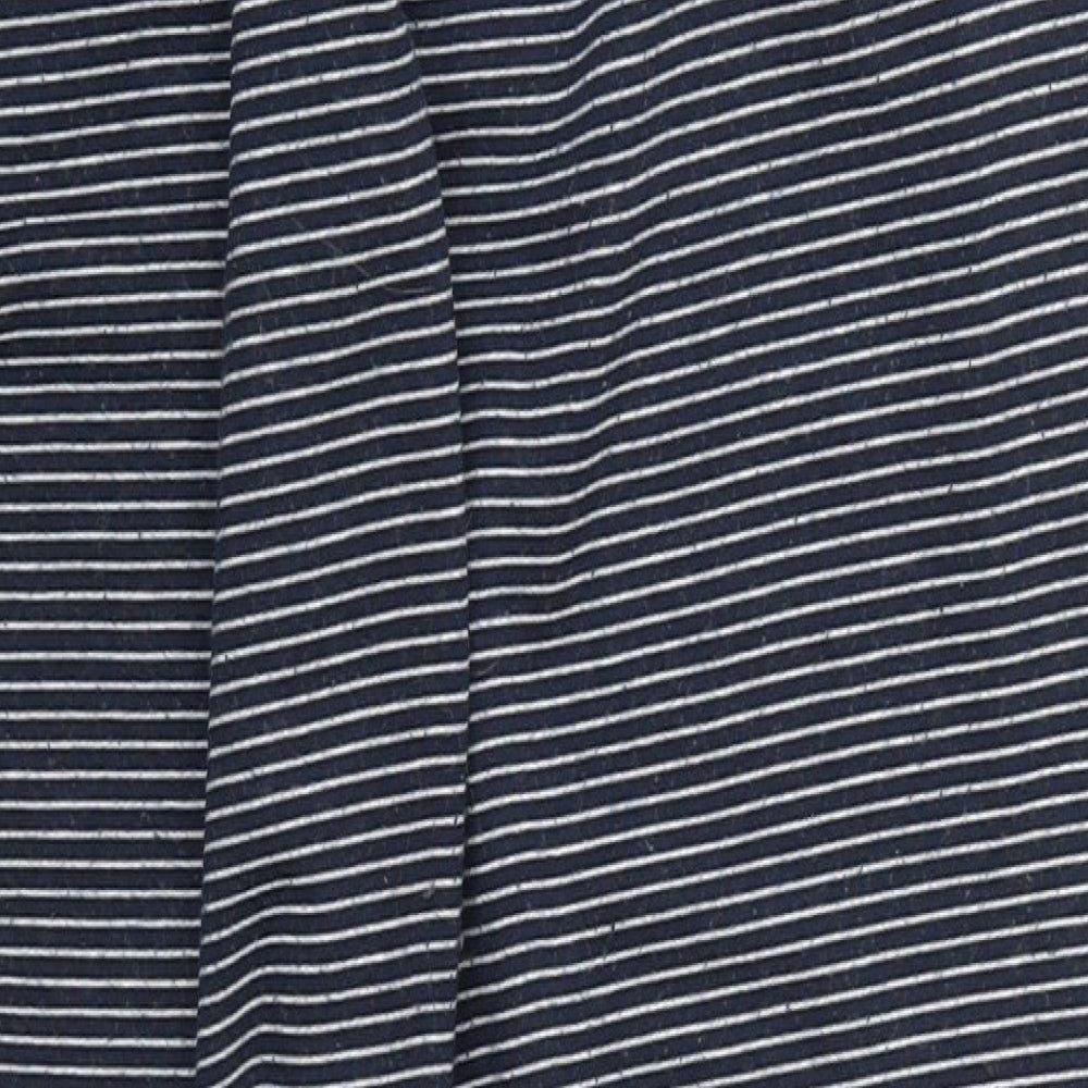 NEXT Womens Blue Striped  Trousers  Size 14 L30 in - Pyjamas