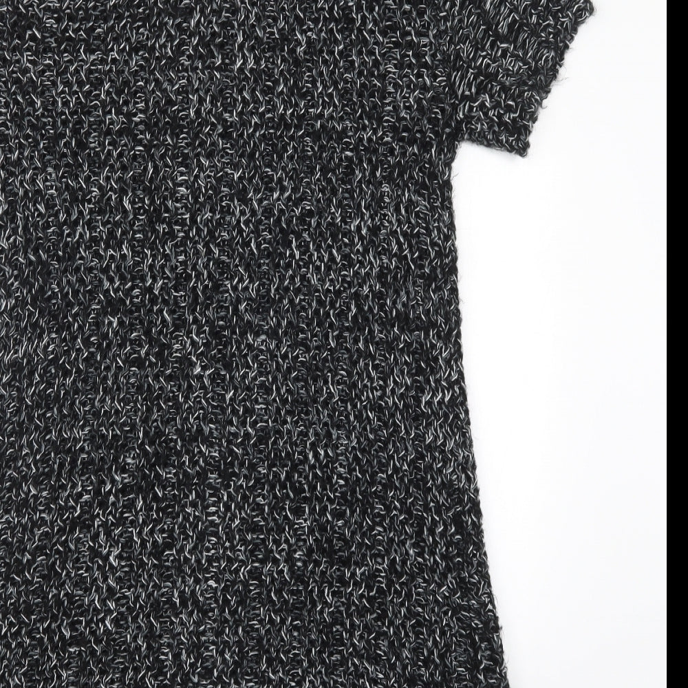 Heart & Soul Womens Grey  Knit Cardigan Jumper Size 12