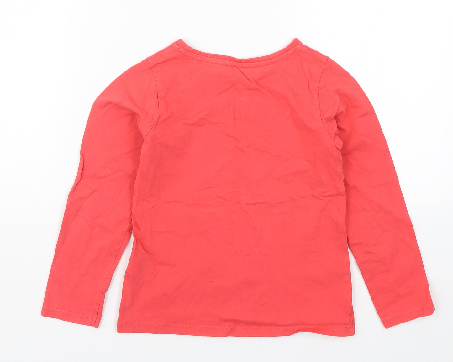 Nutmeg Girls Pink   Basic T-Shirt Size 6-7 Years  - Birds