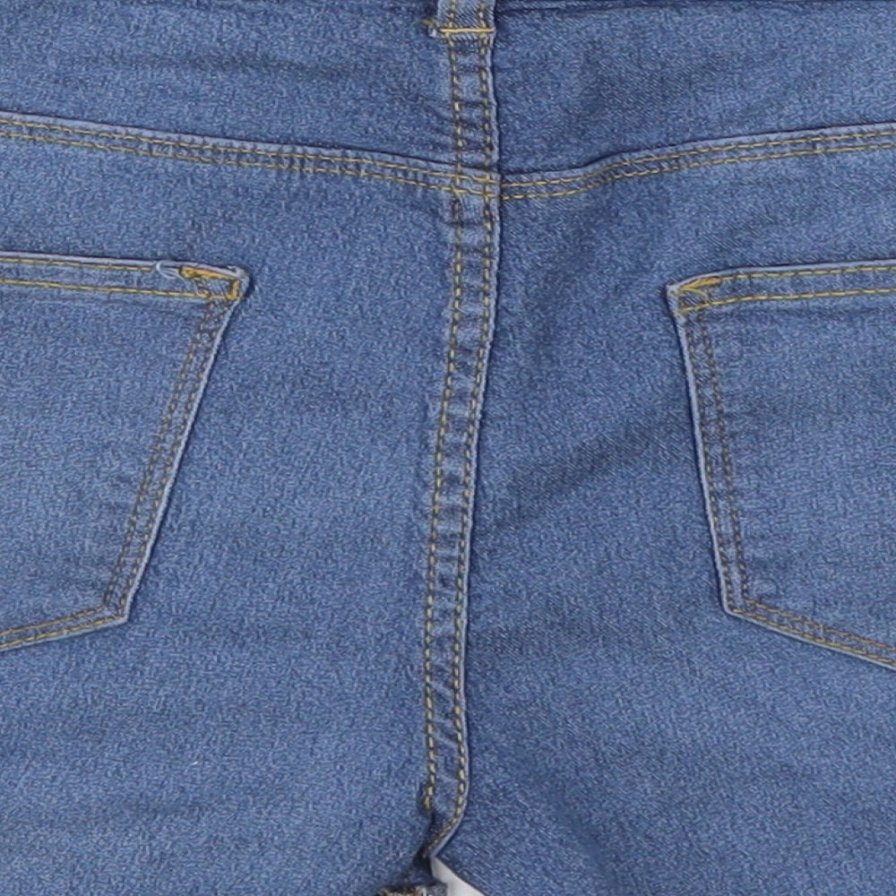 Denim Co Womens Blue  Denim Mom Shorts Size 12