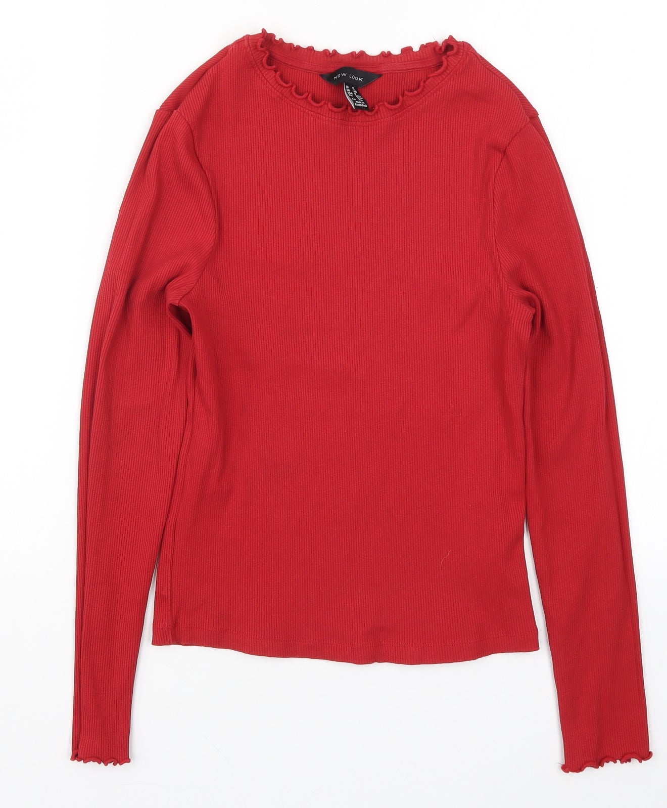 New Look Womens Red   Basic T-Shirt Size 12