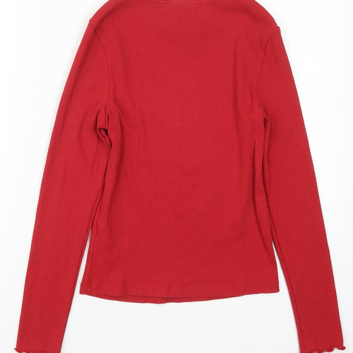 New Look Womens Red   Basic T-Shirt Size 12