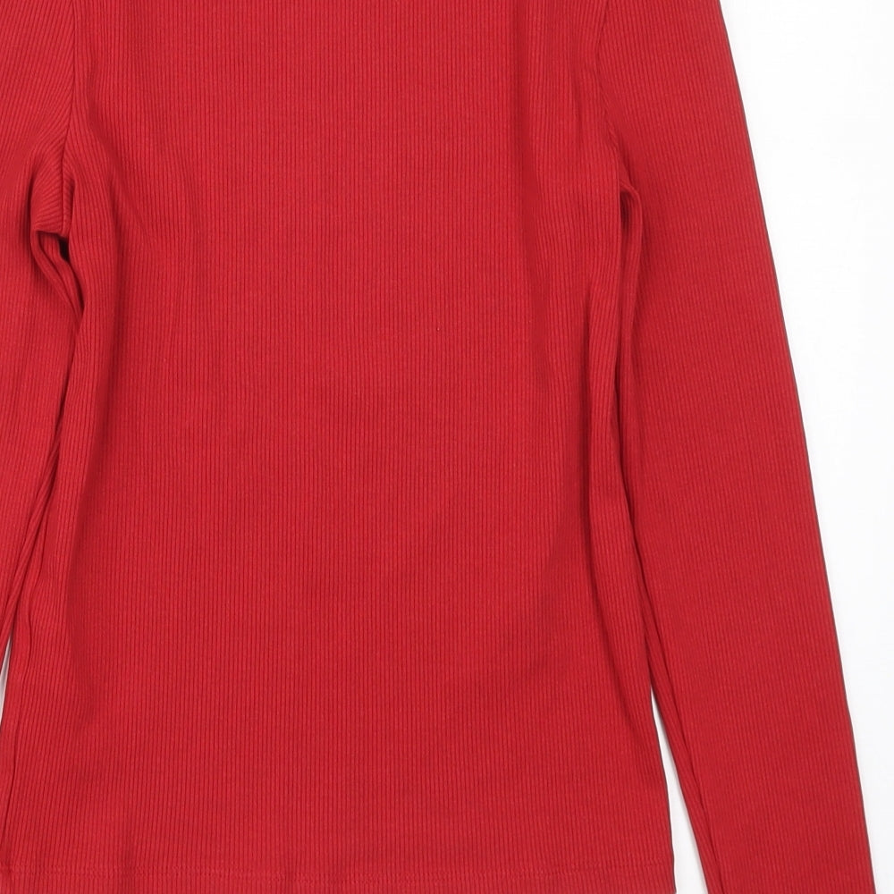 New Look Womens Red   Basic T-Shirt Size 12