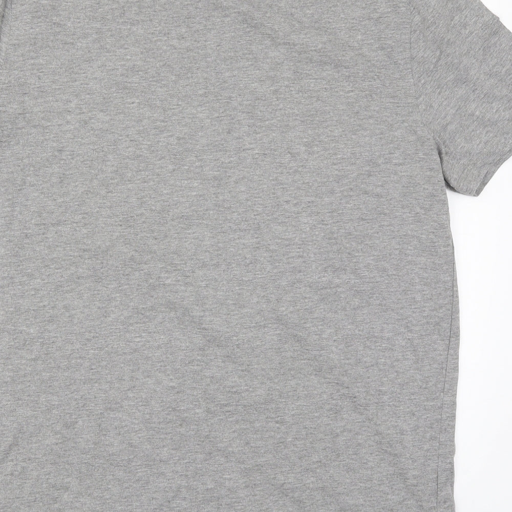 George Mens Grey    T-Shirt Size L  - Wales