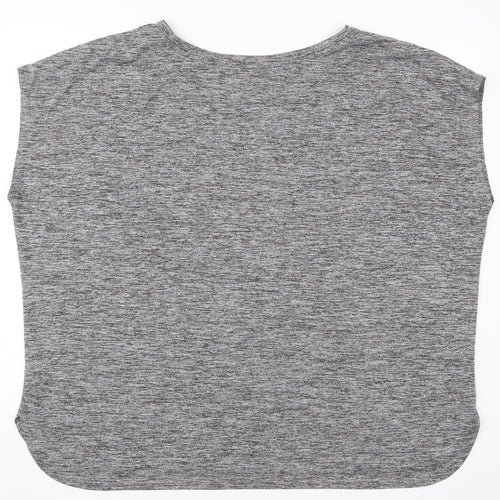 Matalan Womens Grey   Basic T-Shirt Size XL
