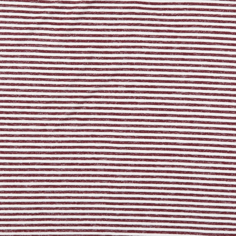 Marks and Spencer Womens Red Striped  Basic T-Shirt Size XL