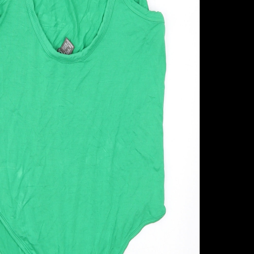 Primark Womens Green   Bodysuit One-Piece Size 14