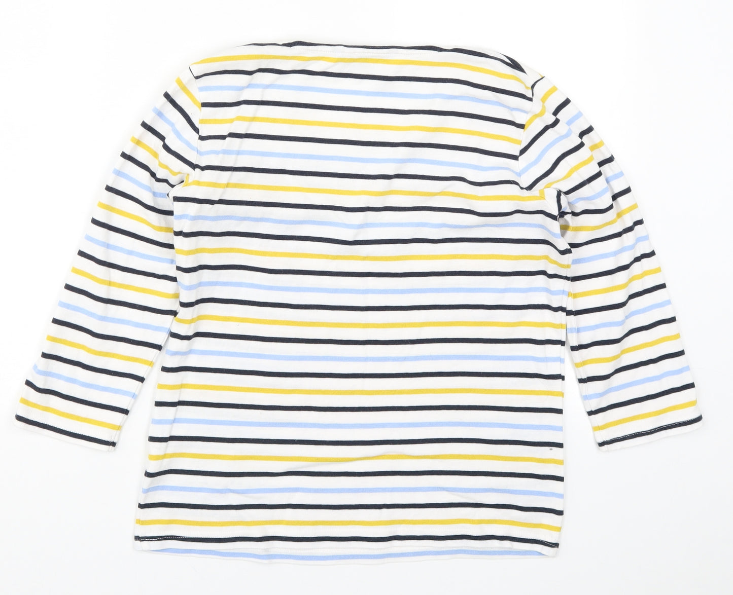 Maine Womens Multicoloured Striped  Basic T-Shirt Size 12