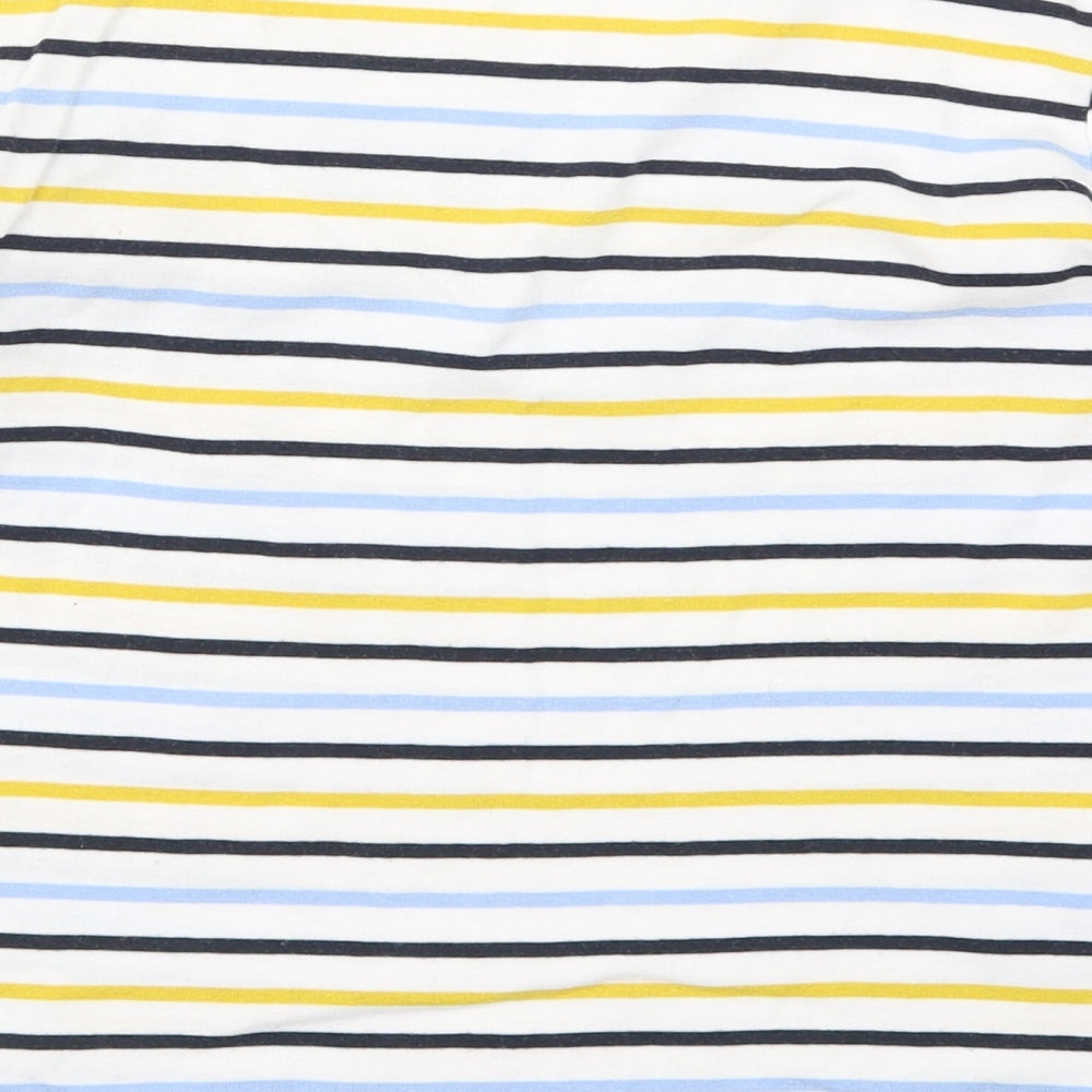 Maine Womens Multicoloured Striped  Basic T-Shirt Size 12