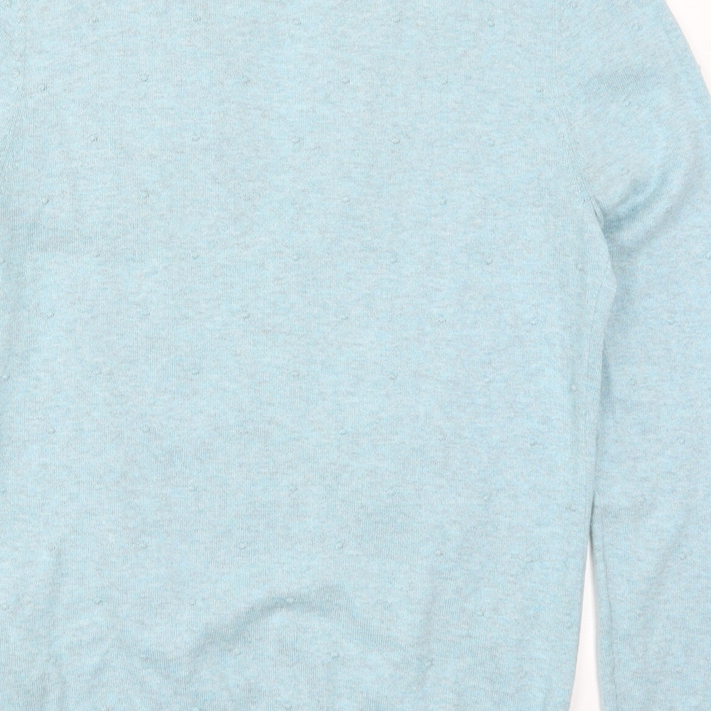 John Rocha Womens Blue  Knit Cardigan Jumper Size 14
