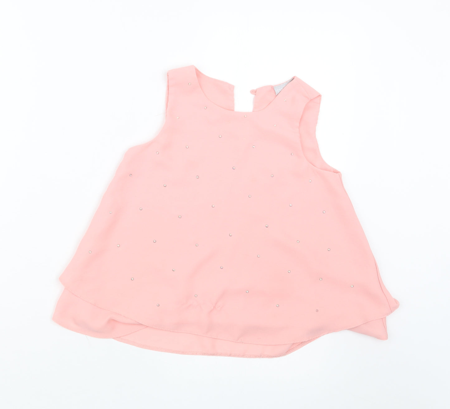 Matalan Girls Pink   Basic Blouse Size 8 Years