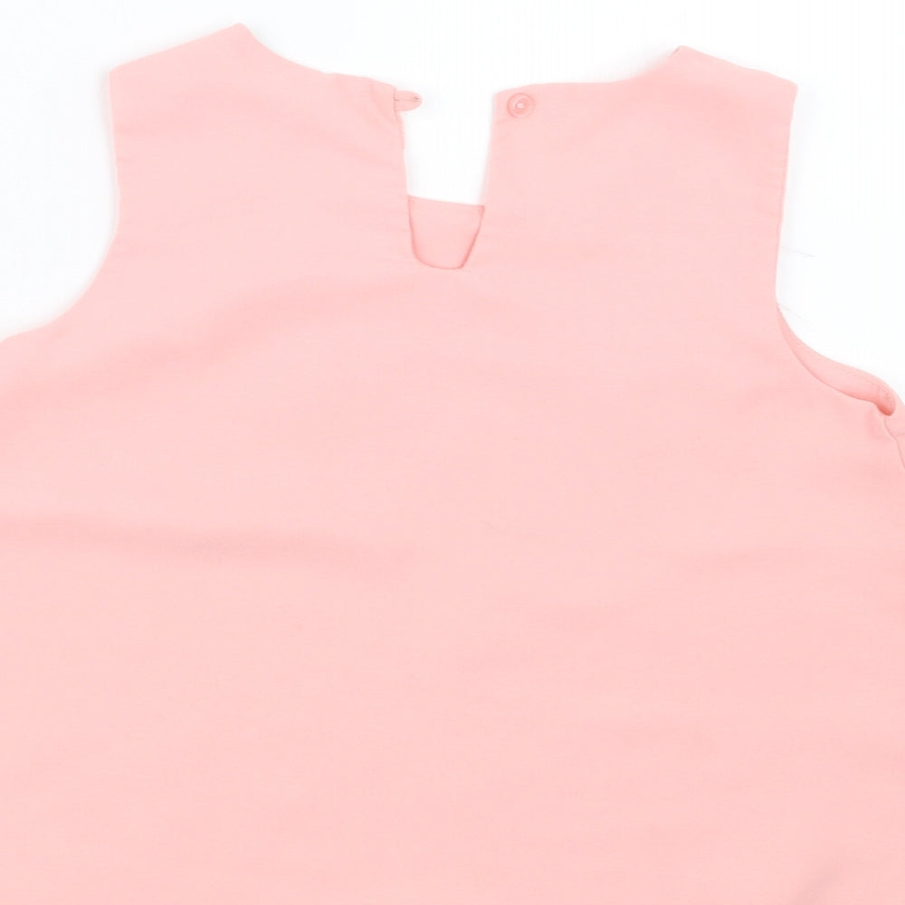 Matalan Girls Pink   Basic Blouse Size 8 Years