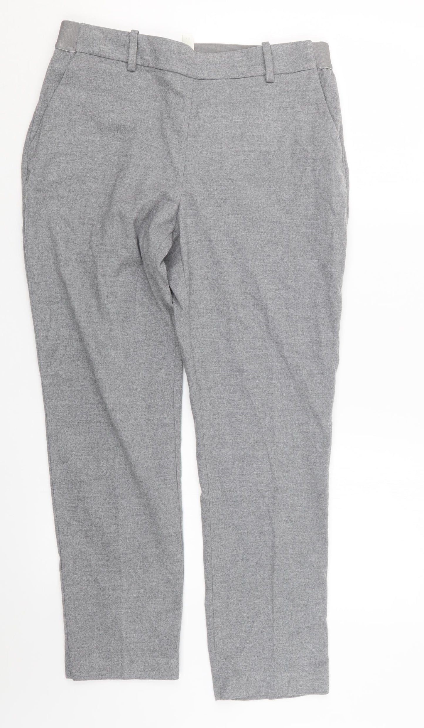 H&M Womens Grey   Trousers  Size 12 L26 in