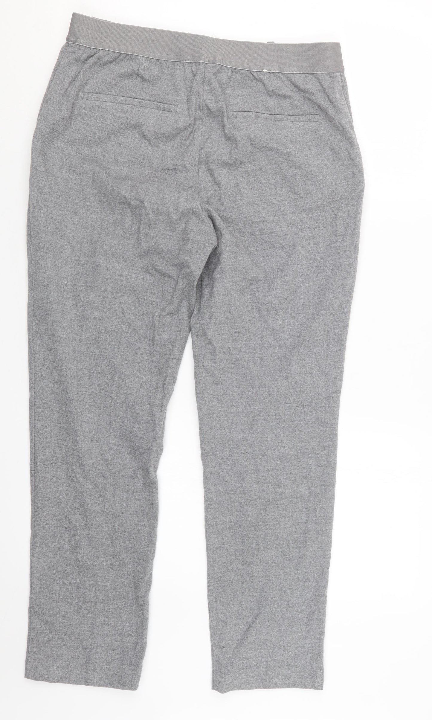 H&M Womens Grey   Trousers  Size 12 L26 in