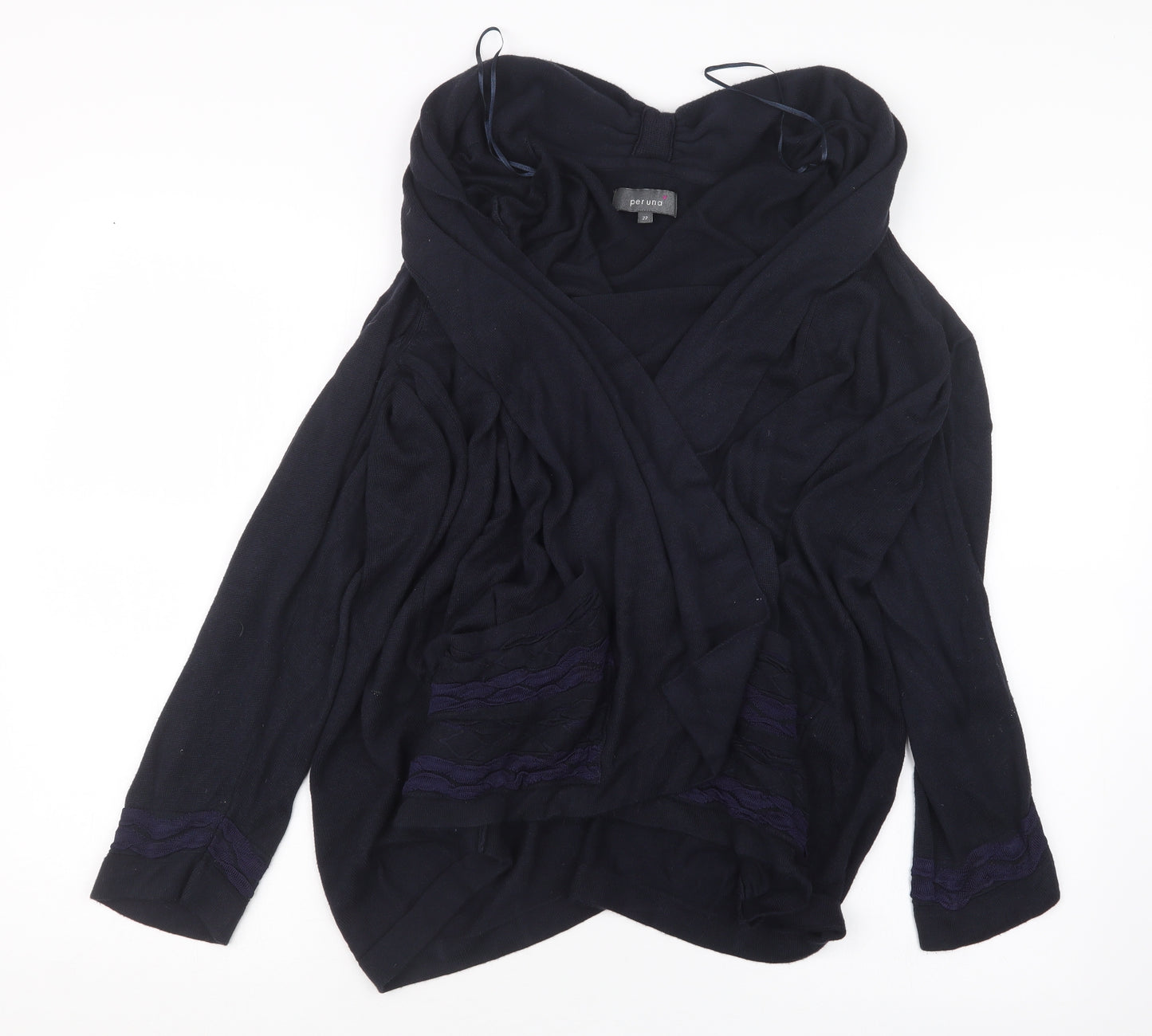 Per Una Womens Blue  Knit Cardigan Jumper Size 22