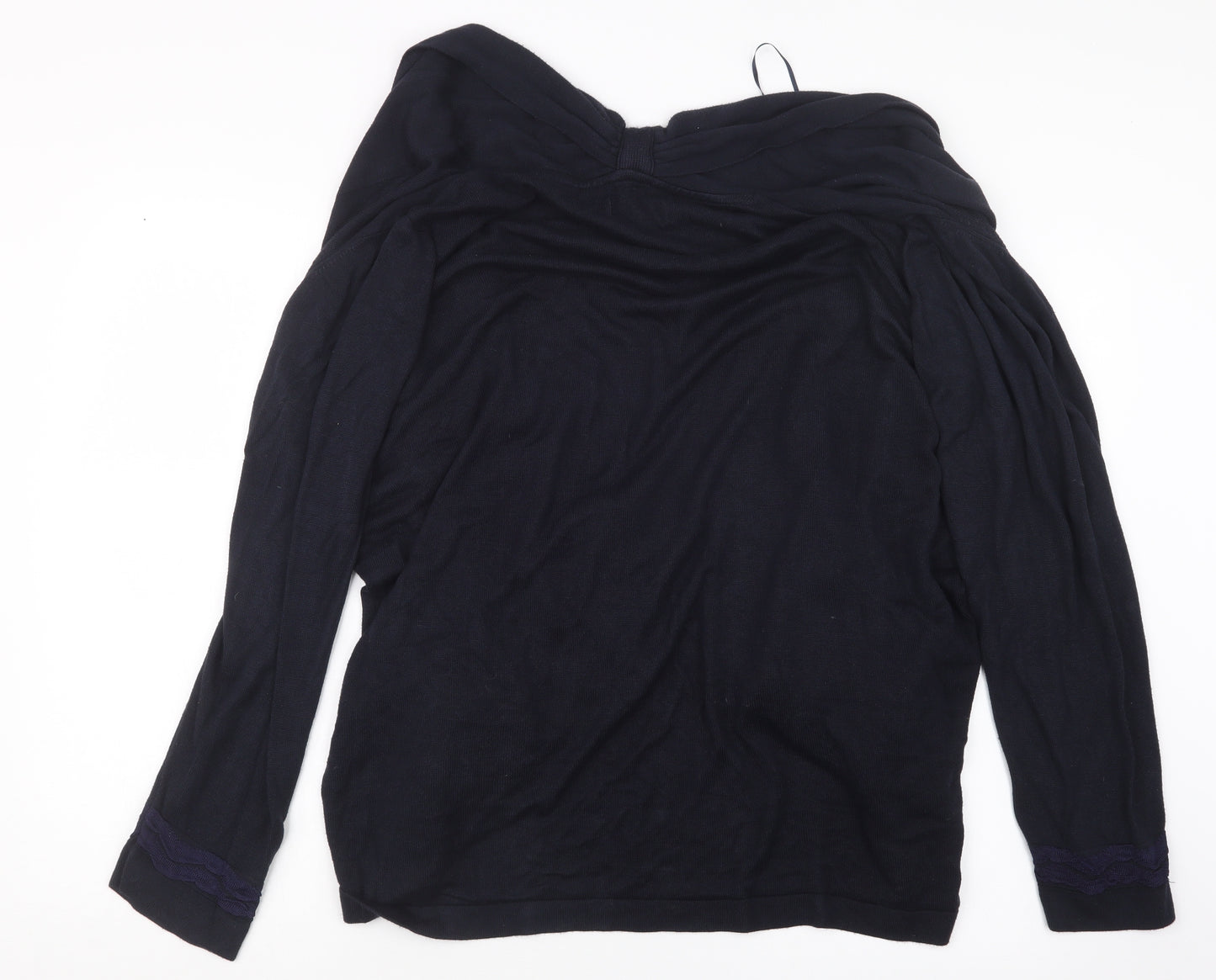 Per Una Womens Blue  Knit Cardigan Jumper Size 22