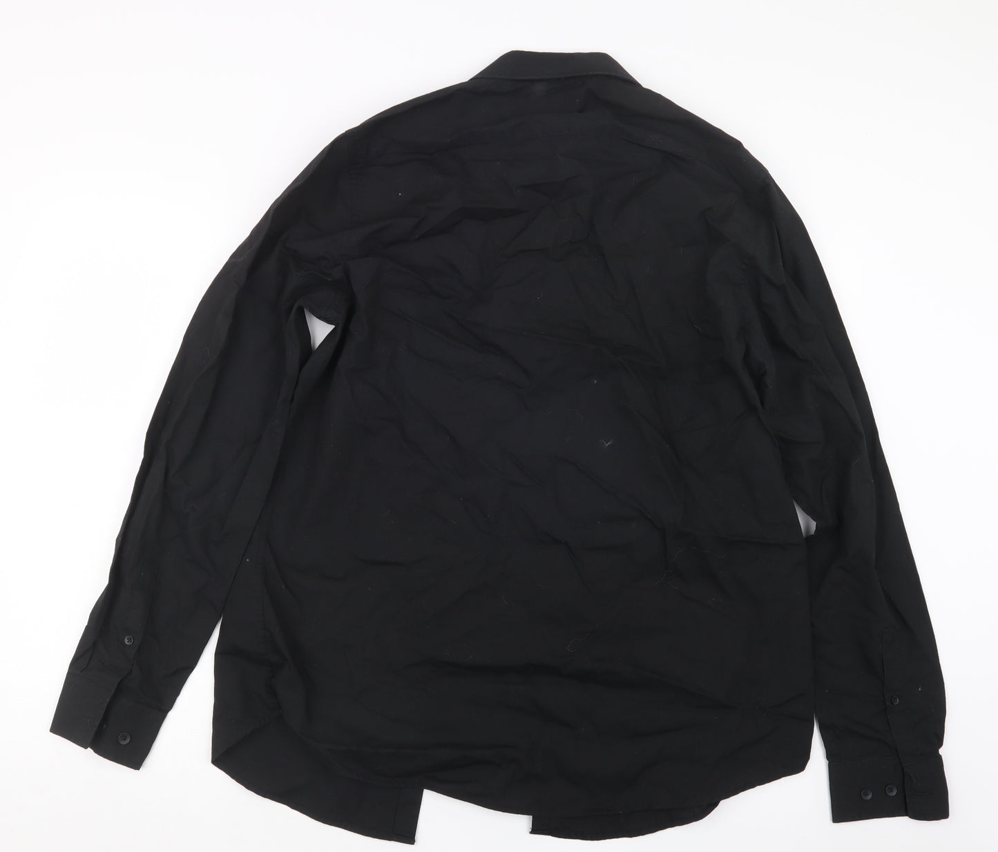 Primark Mens Black    Button-Up Size XL