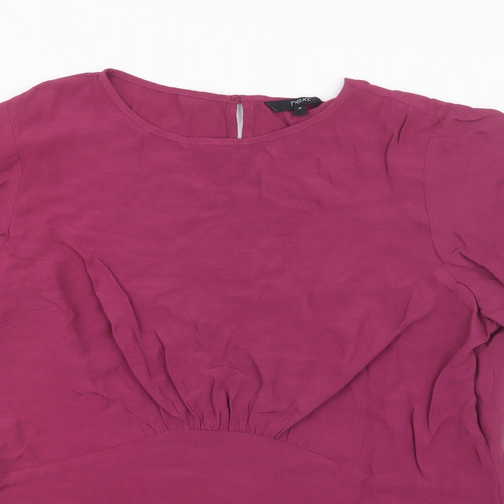 NEXT Womens Purple   Basic Blouse Size 16