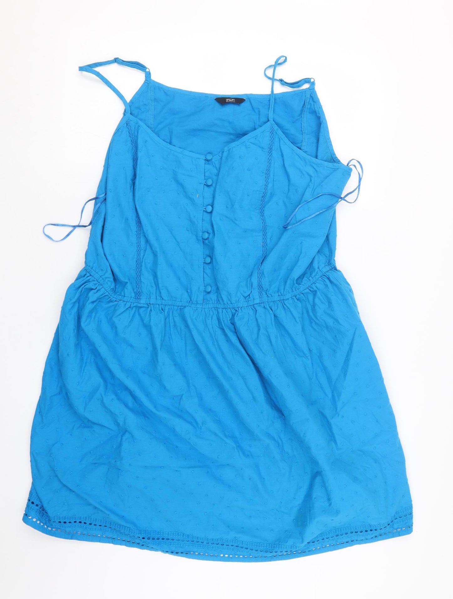 F&F Womens Blue   Basic T-Shirt Size 22