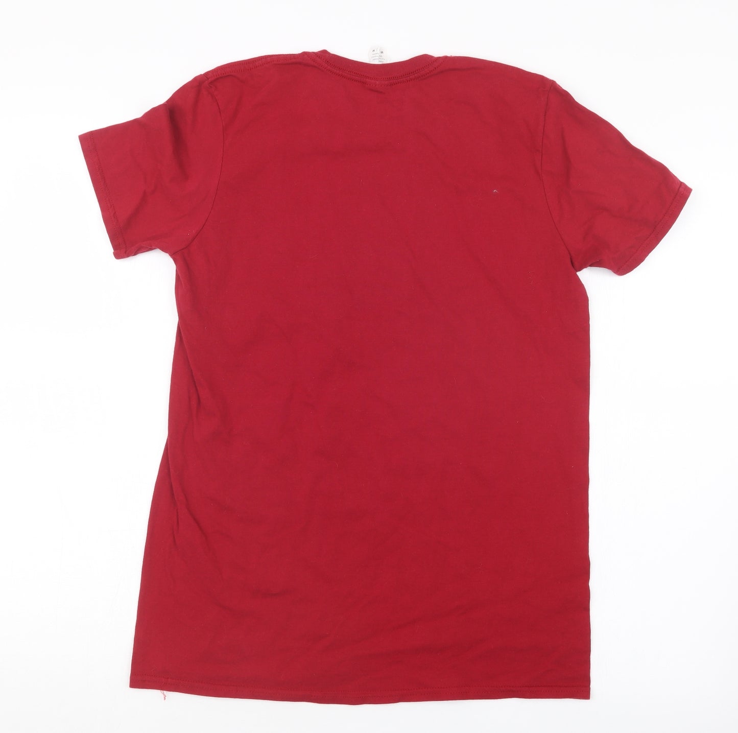 Gildan Mens Red    T-Shirt Size M