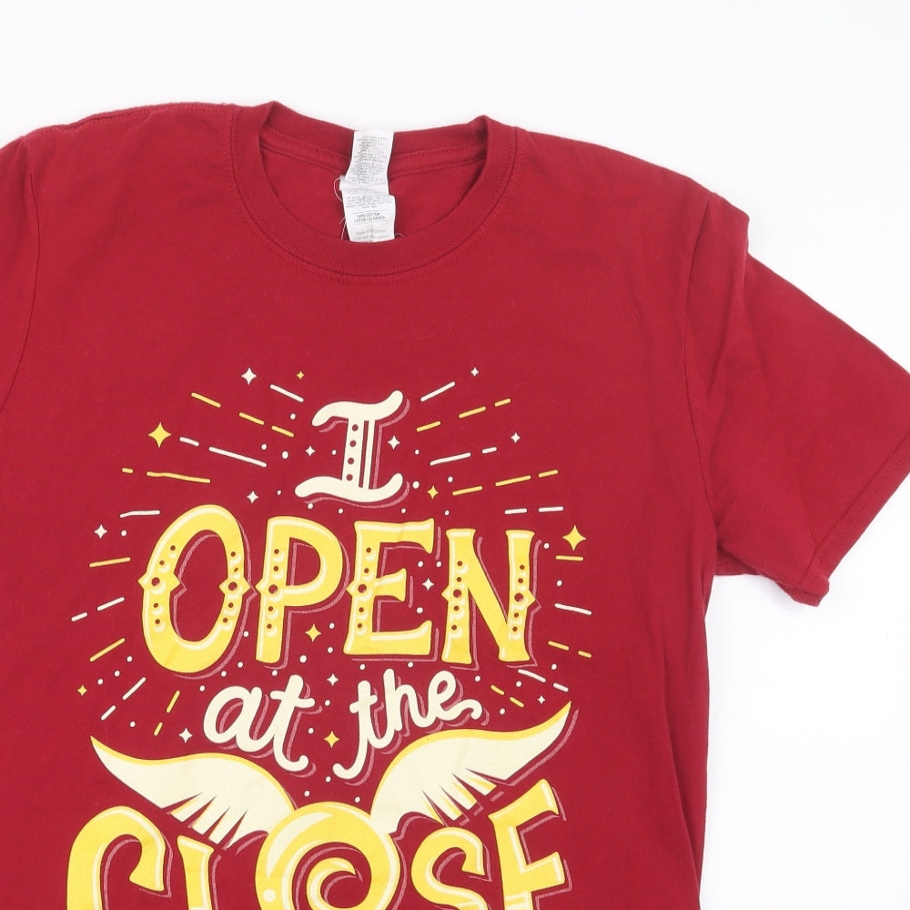 Gildan Mens Red    T-Shirt Size M