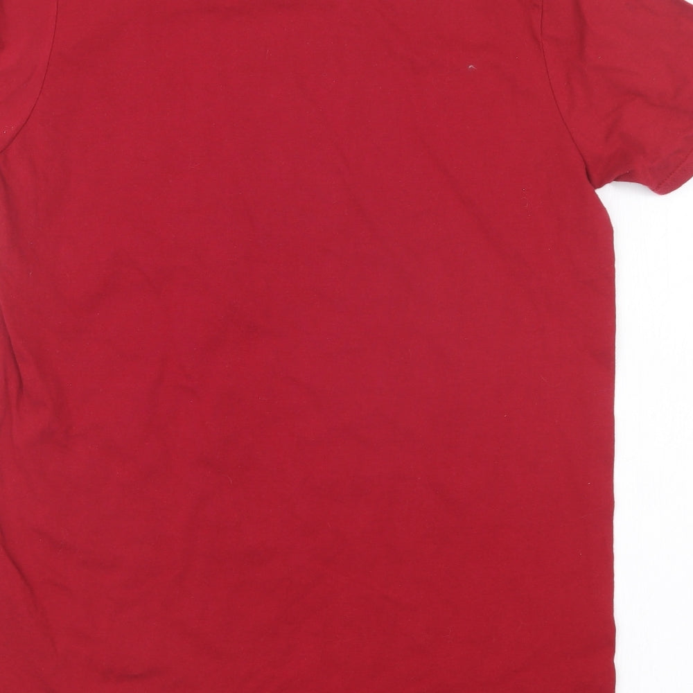 Gildan Mens Red    T-Shirt Size M