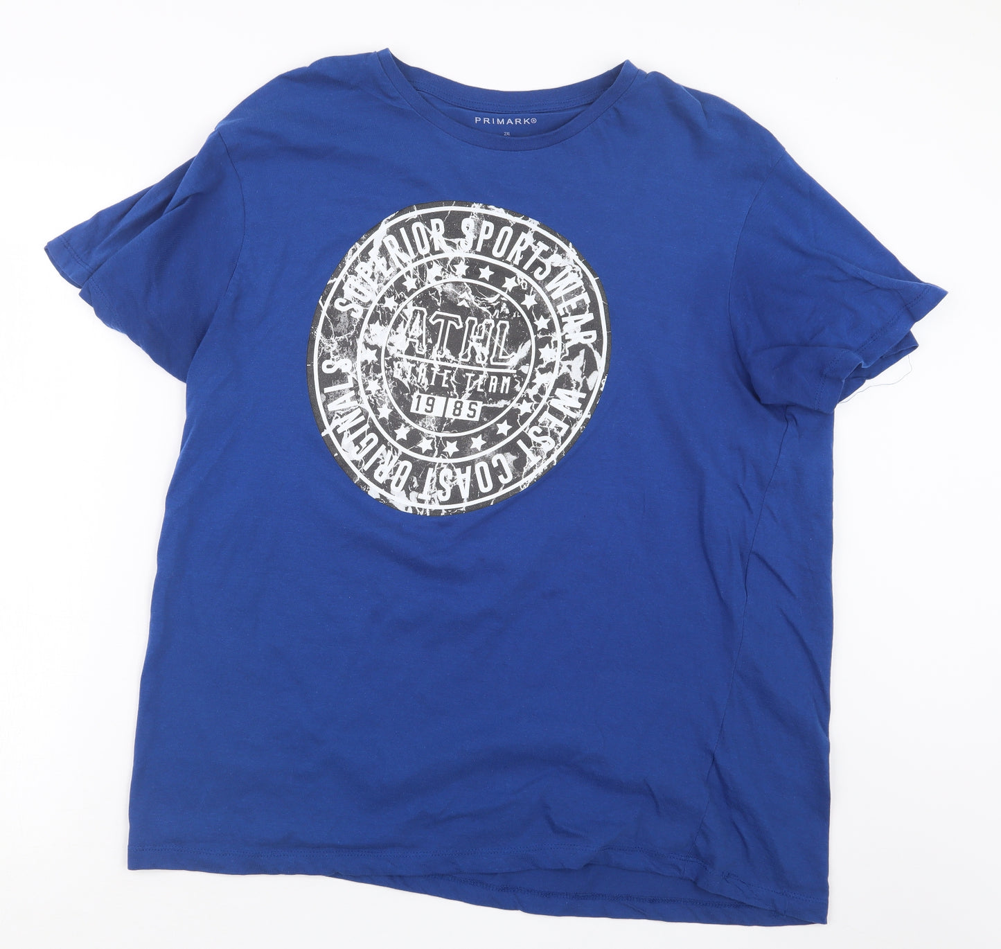 Primark Mens Blue    T-Shirt Size 2XL