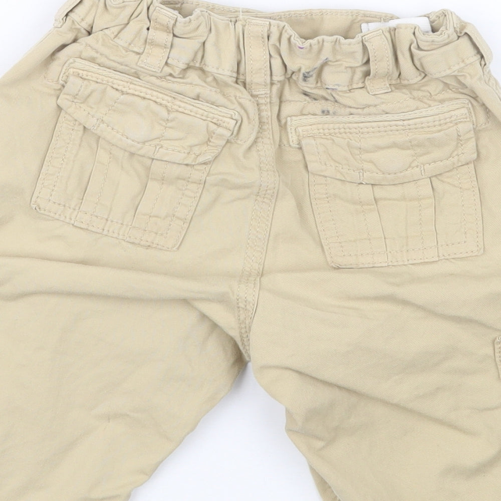 Marks and Spencer Boys Beige   Cargo Shorts Size 4-5 Years
