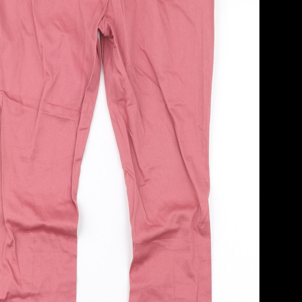 Primark Womens Pink   Trousers  Size 10 L25 in