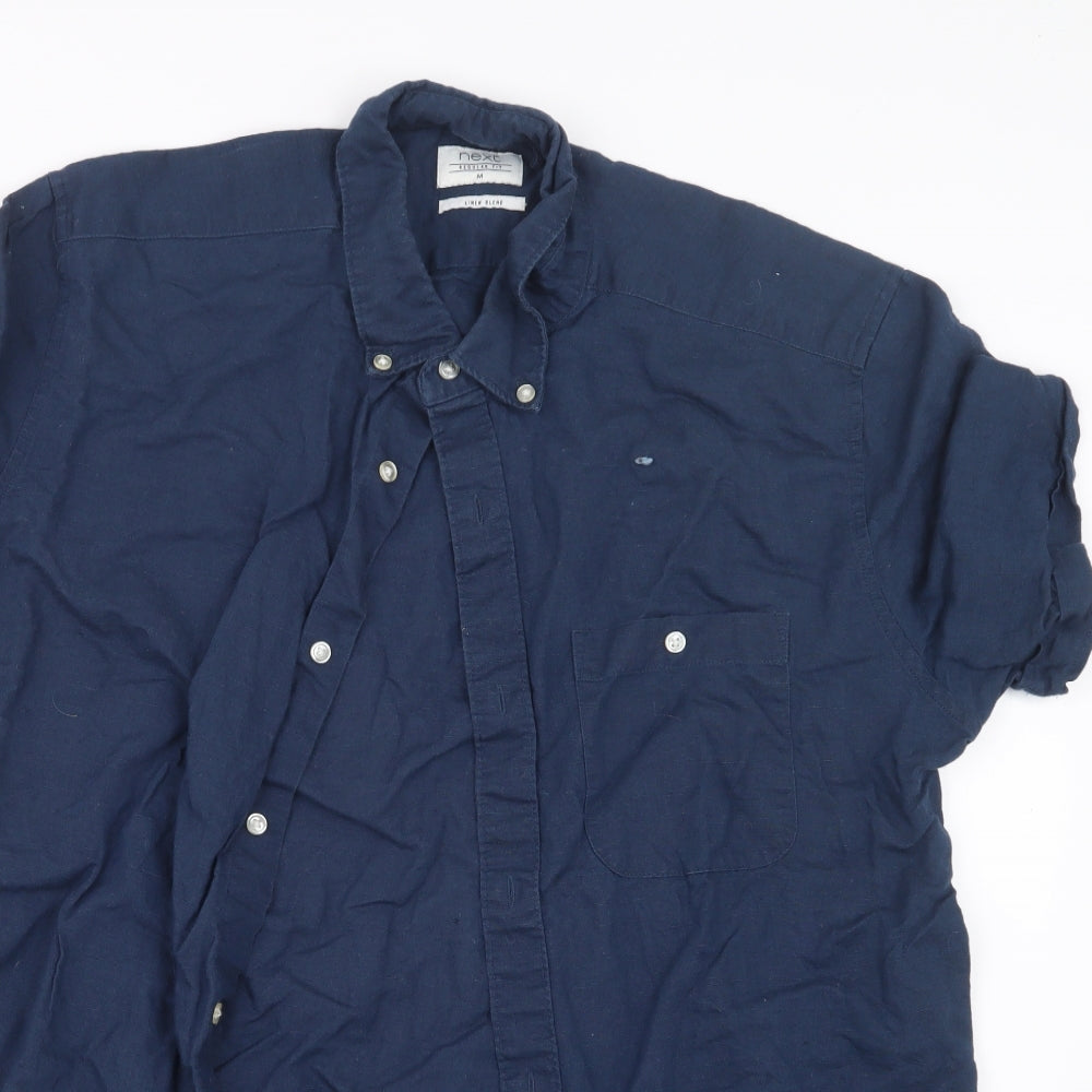 NEXT Mens Blue    Button-Up Size M