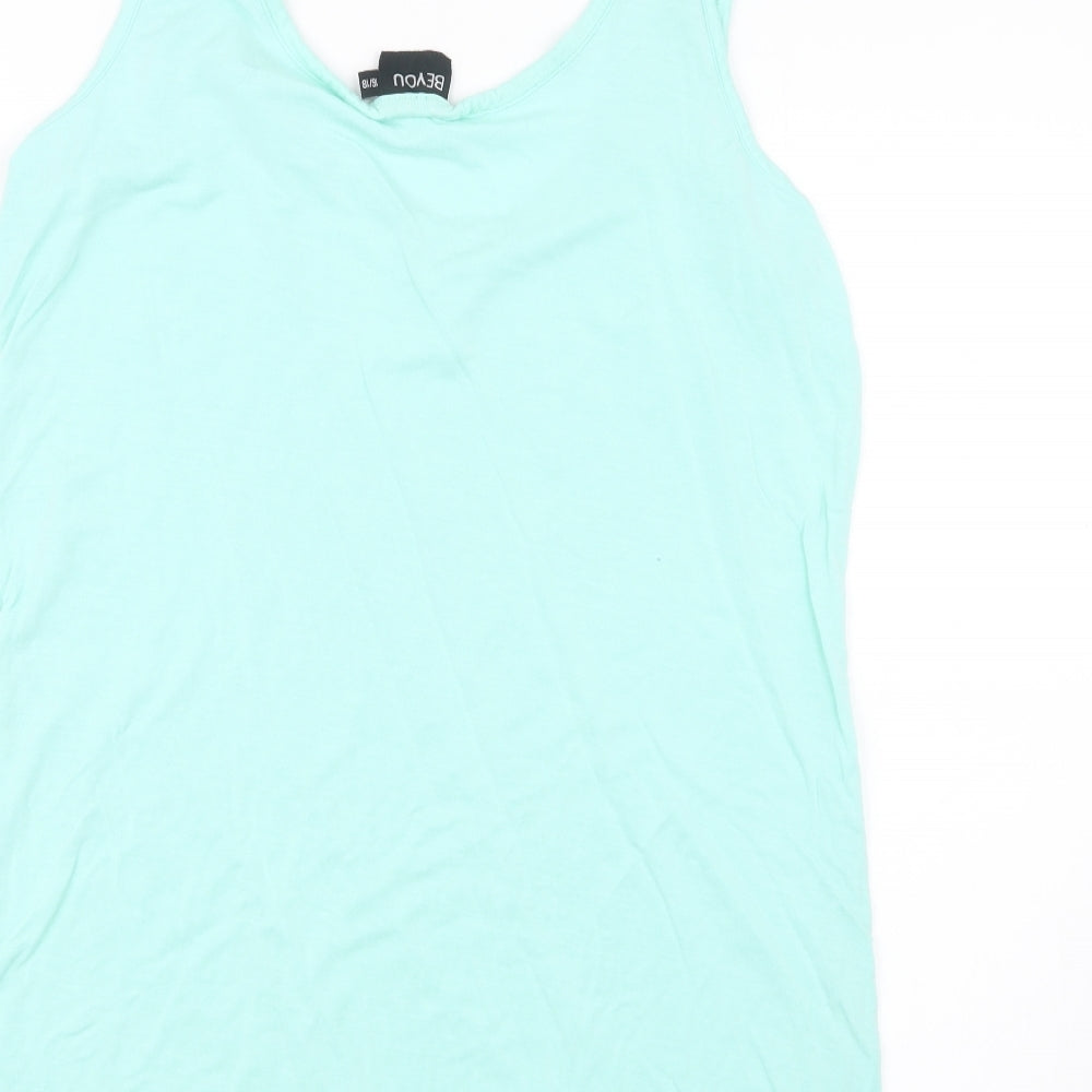 Be You  Womens Green   Basic Tank Size 16