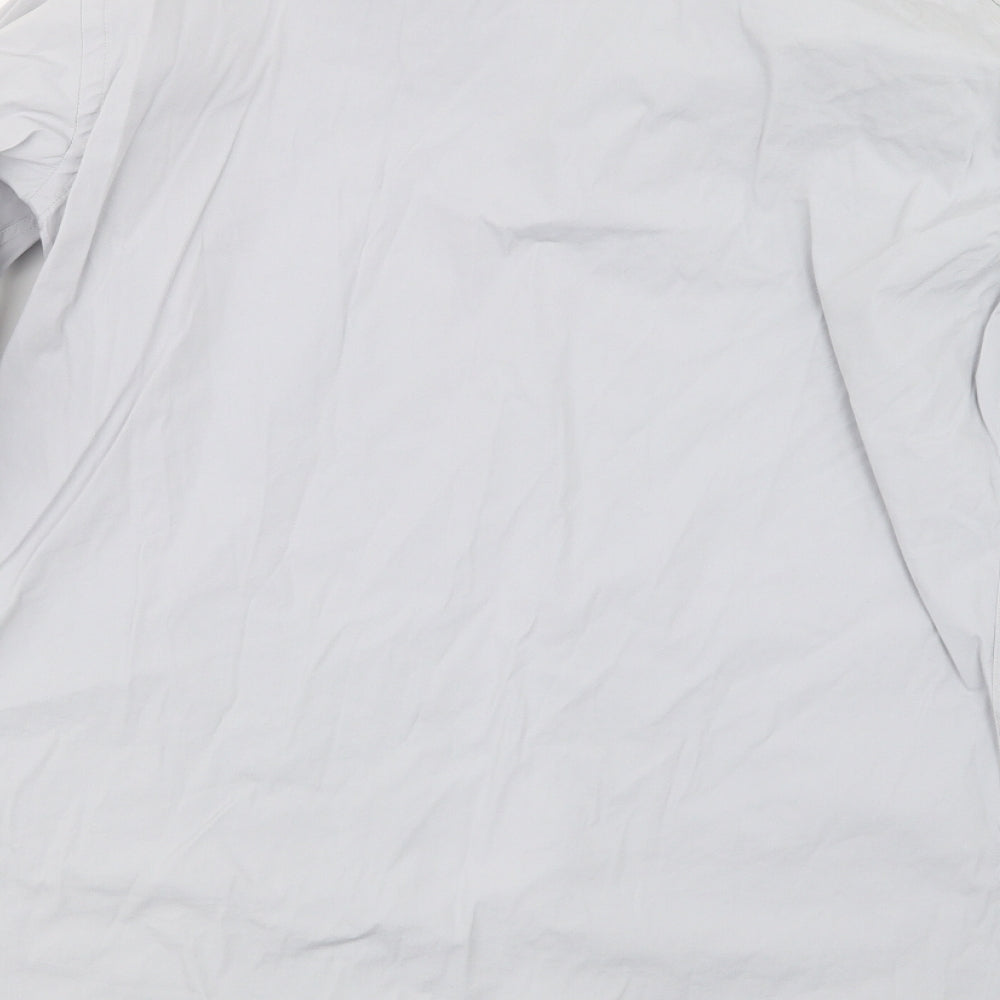 Zara Mens Grey    Button-Up Size L