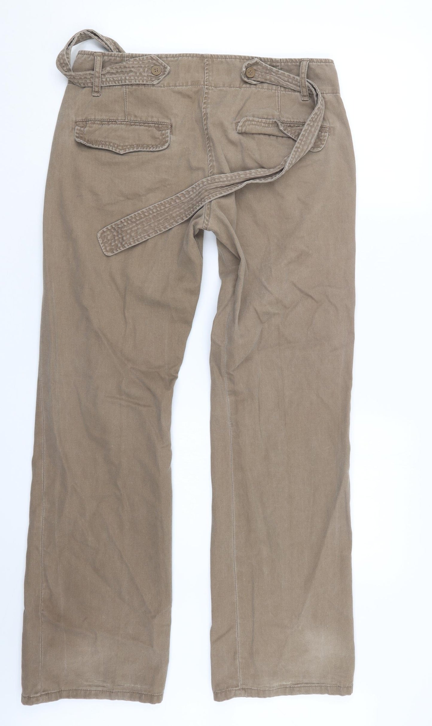 French Connection Womens Brown   Trousers  Size 10 L30 in