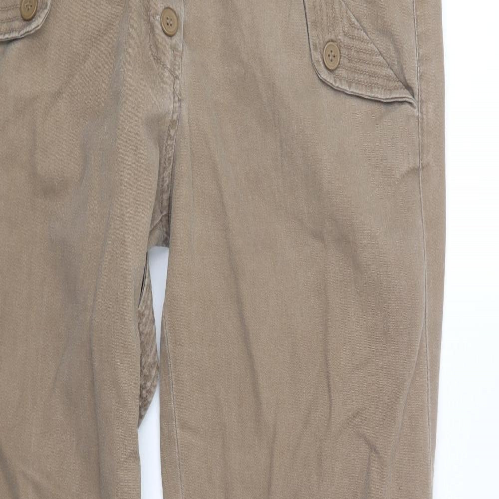 French Connection Womens Brown   Trousers  Size 10 L30 in